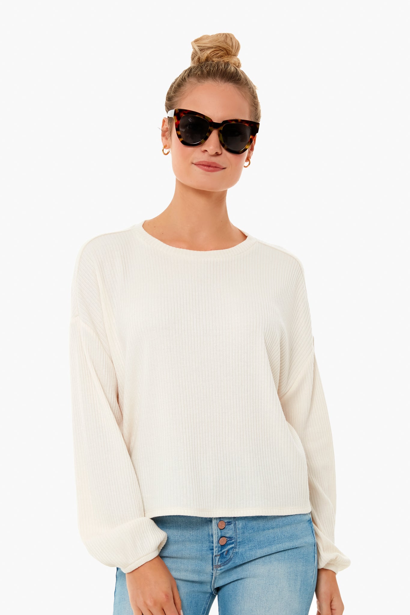 Annie Rib Long Sleeve Top