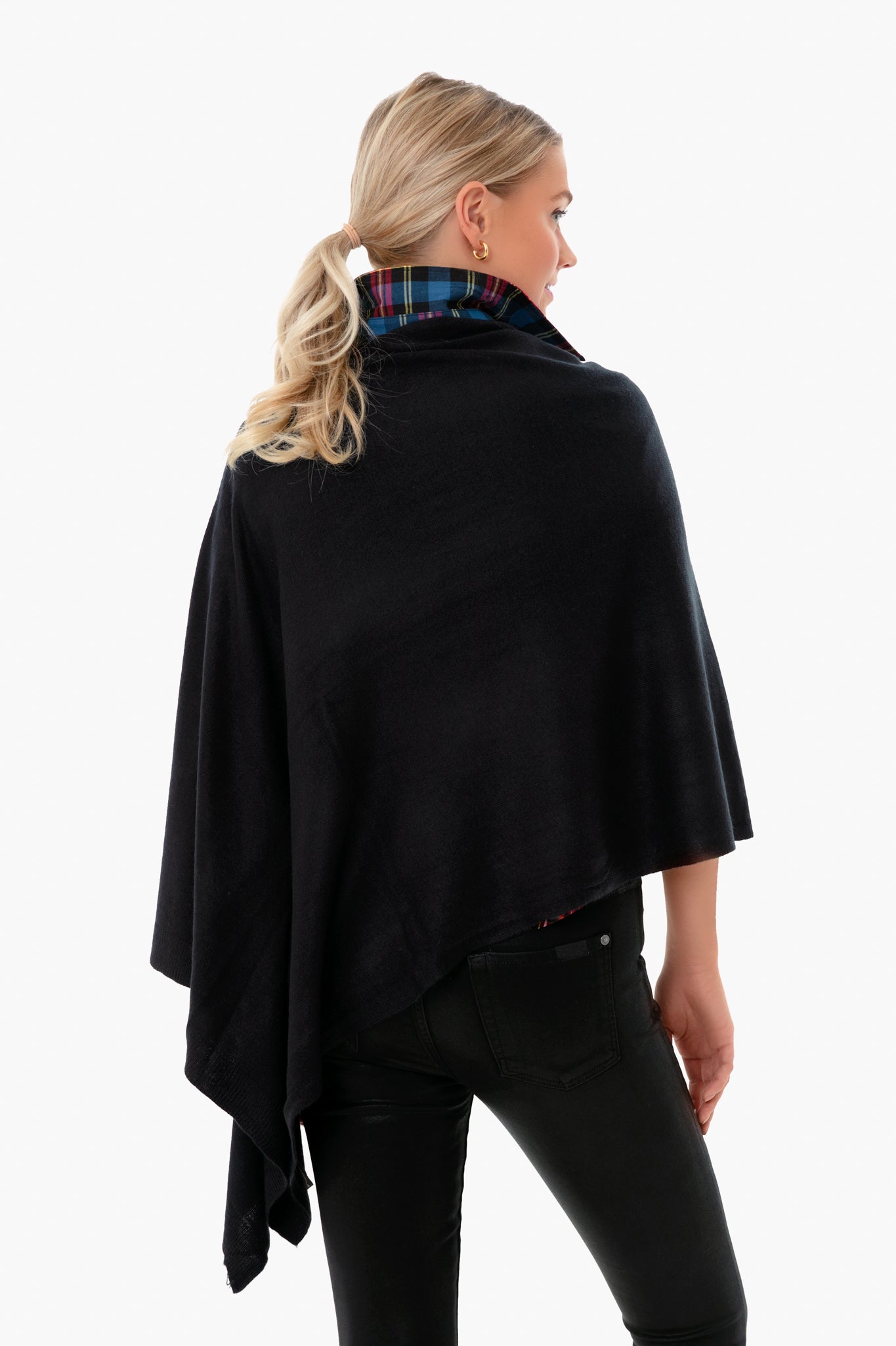 Black Monterey Poncho