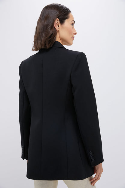 Black Sculpted Olivier Blazer