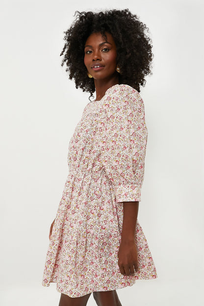 Pink and Red Floral Maddie Mini Dress