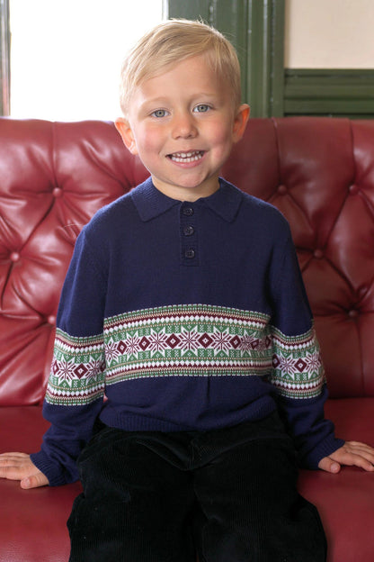 Fairisle Collar Sweater