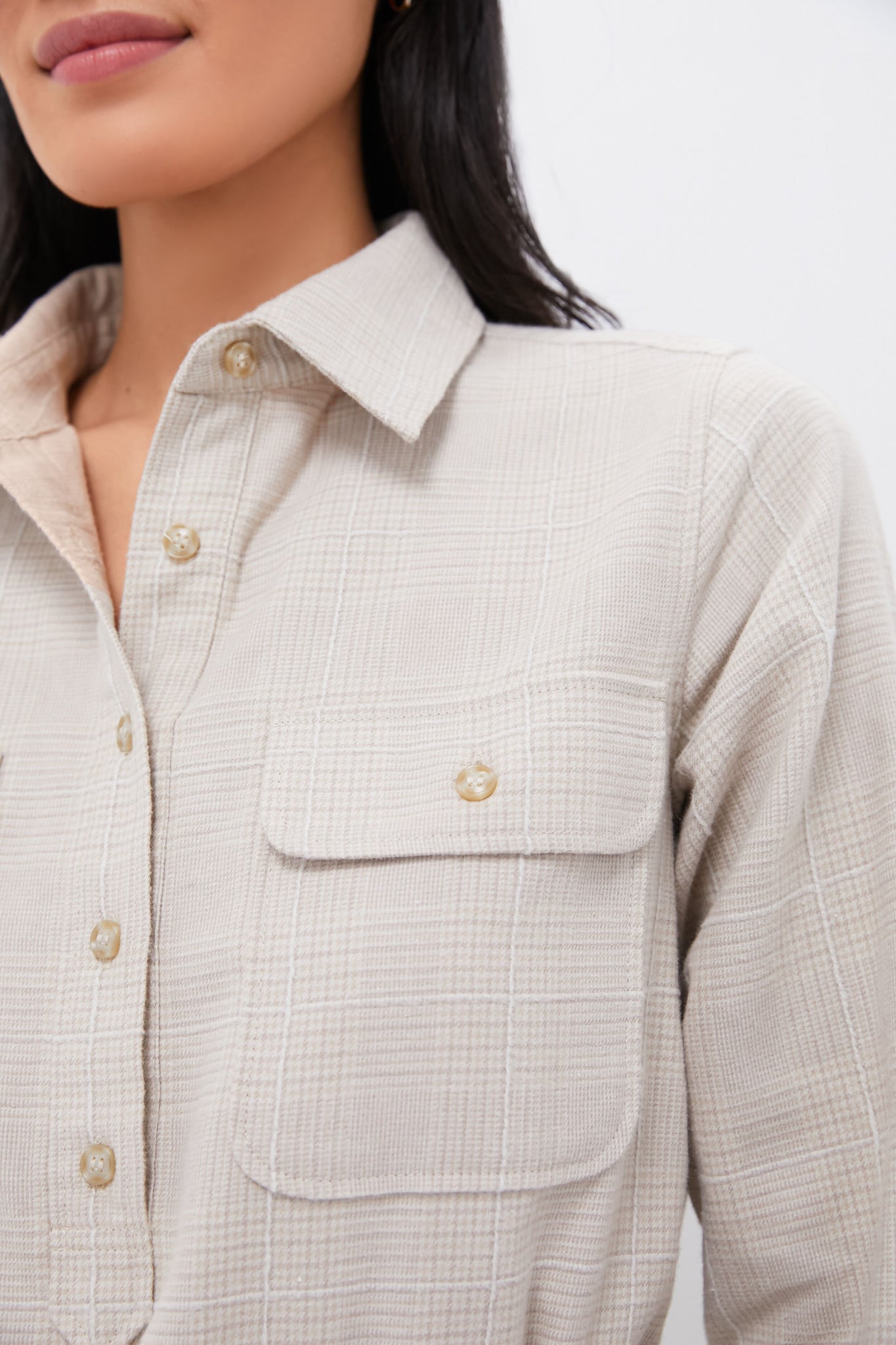 Tan Plaid Mary Tyler Dress