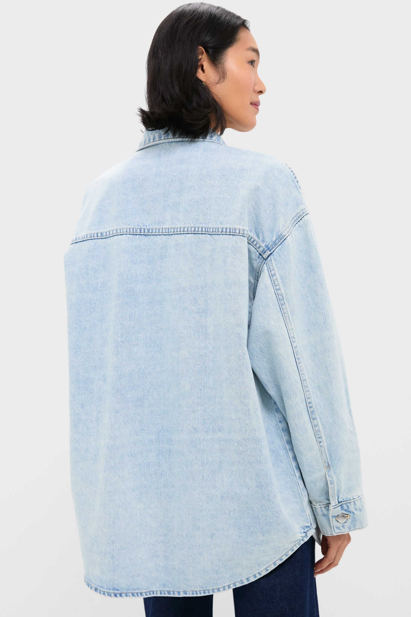 Sky Blue Sheeba Denim Overshirt