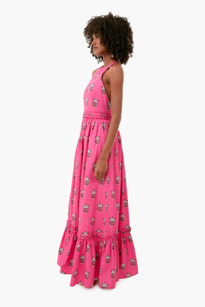 Marigold Flower Hot Pink Salena Dress