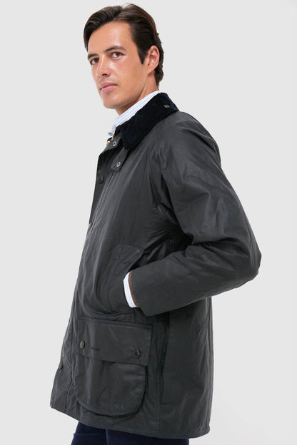 Men's Navy Beaufort Wax Jacket