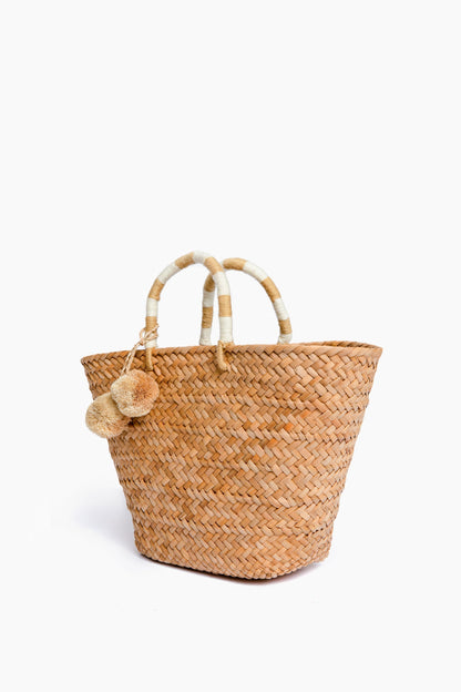 Natural Stripe St. Tropez Tote