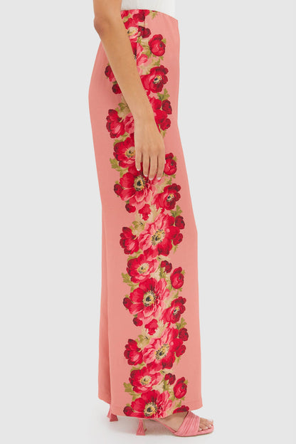 Coral Poppy Pierre Pants
