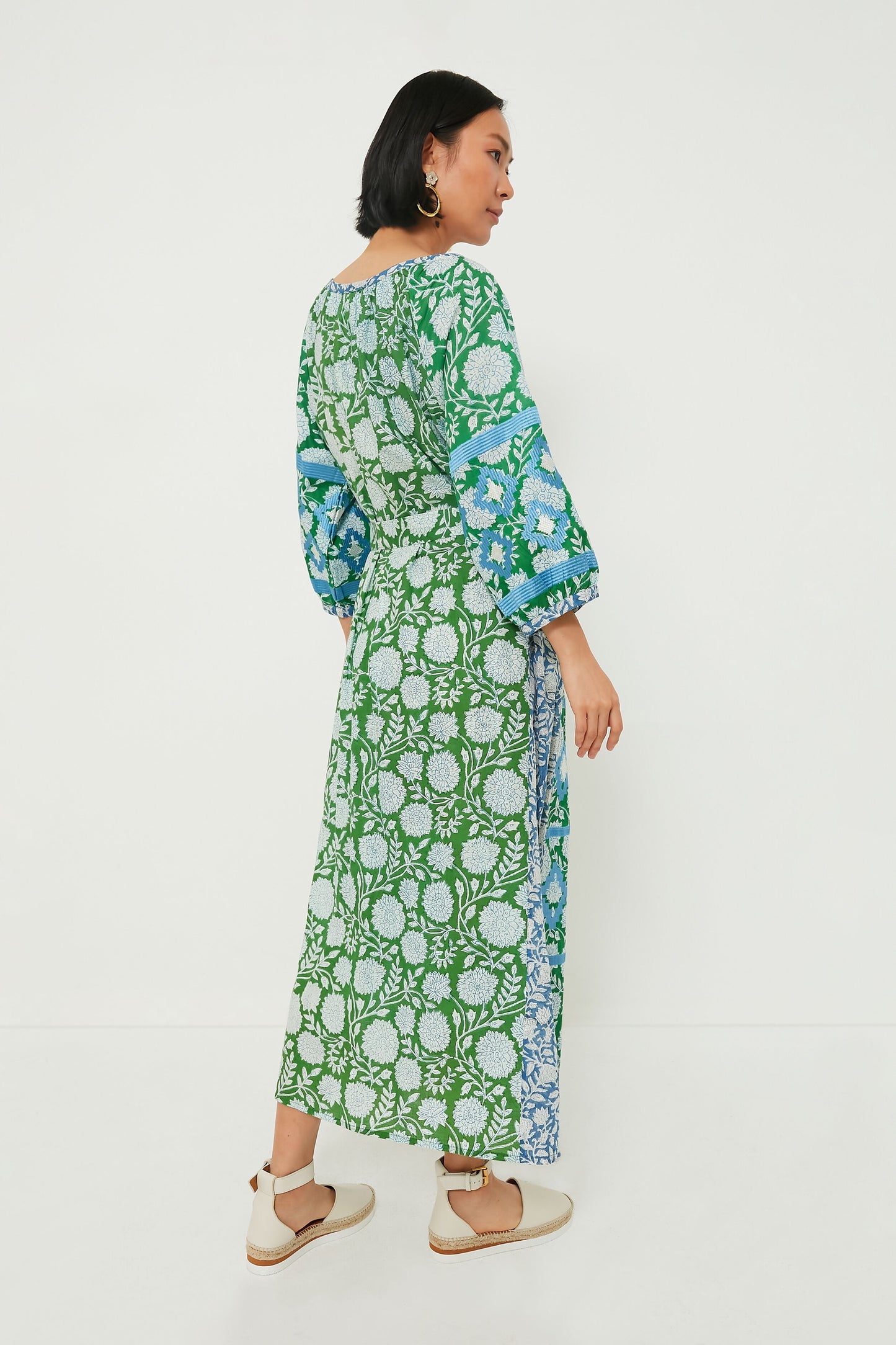 Sky Blue Mannar Kaftan