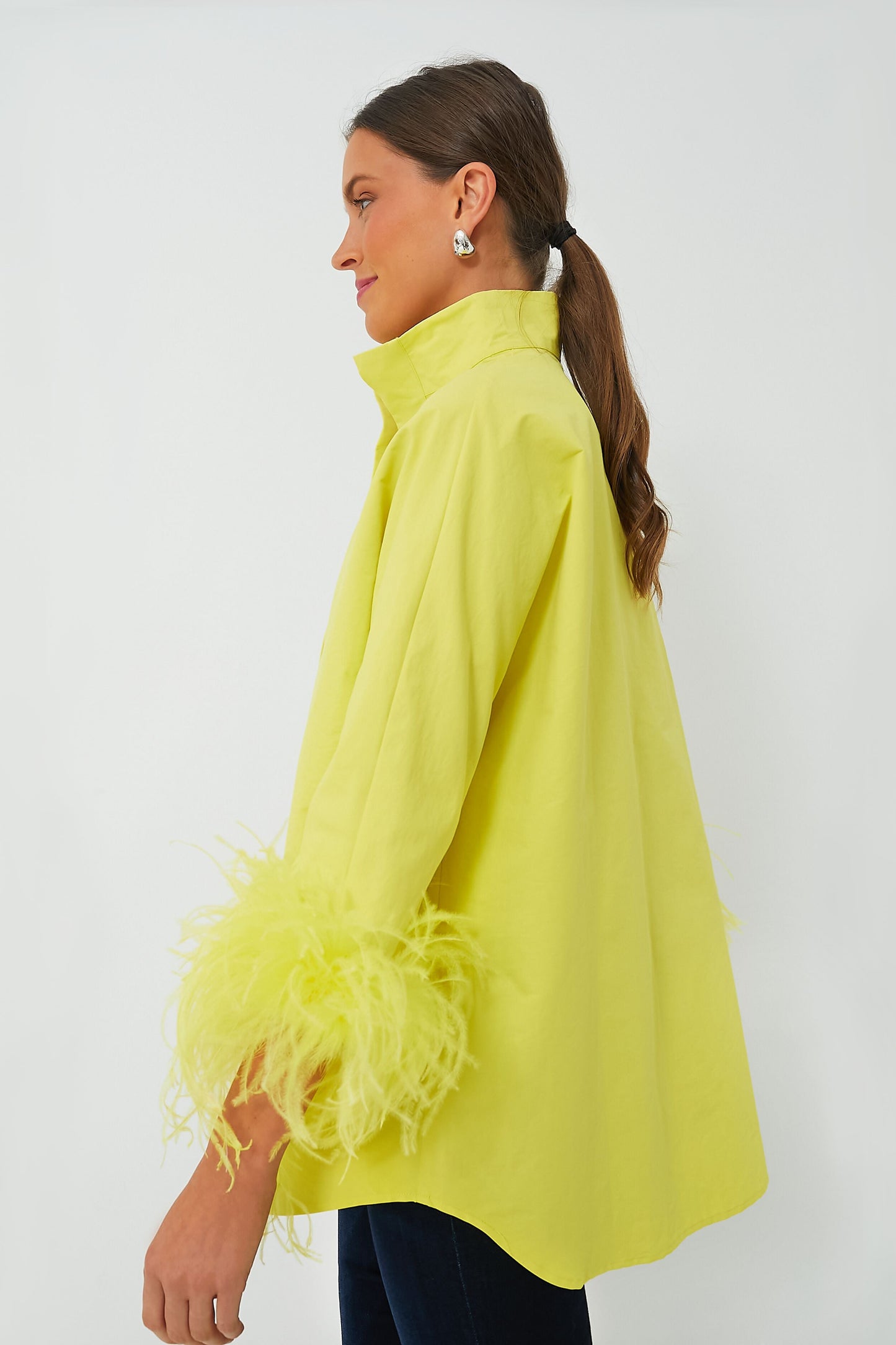 Citron Feather Willow Blouse
