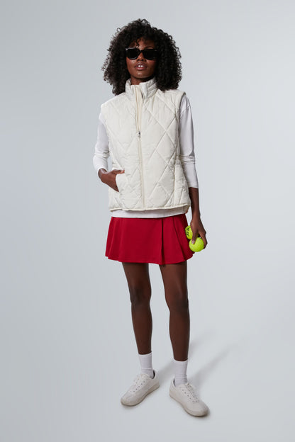 Retro Red 15 Inch Lydia Tennis Skirt