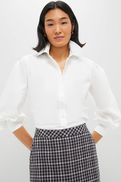 White Carolina Button Down