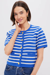 Blue & White Striped