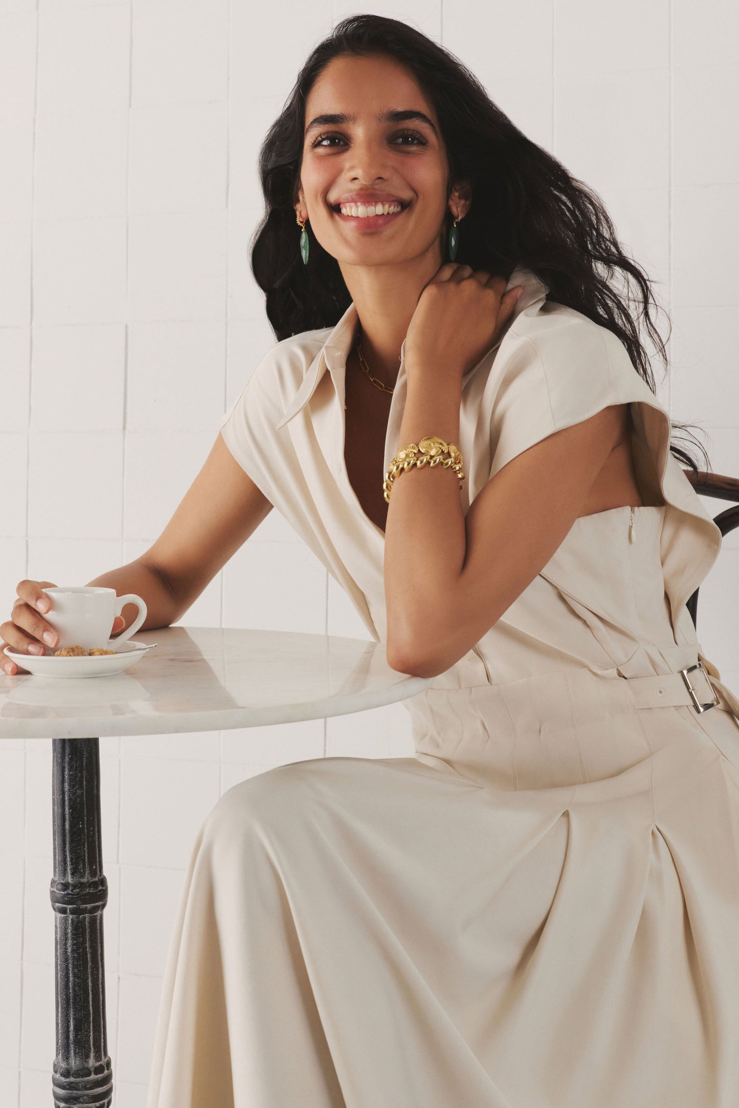 Green Strawberry Quartz Porter Earrings