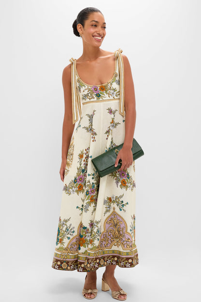 Crema Antoinette Ballet Midi Sundress