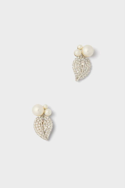 Crystal Pearl Blanca Earrings