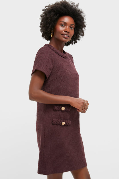 Winetasting Tweed Jackie Dress