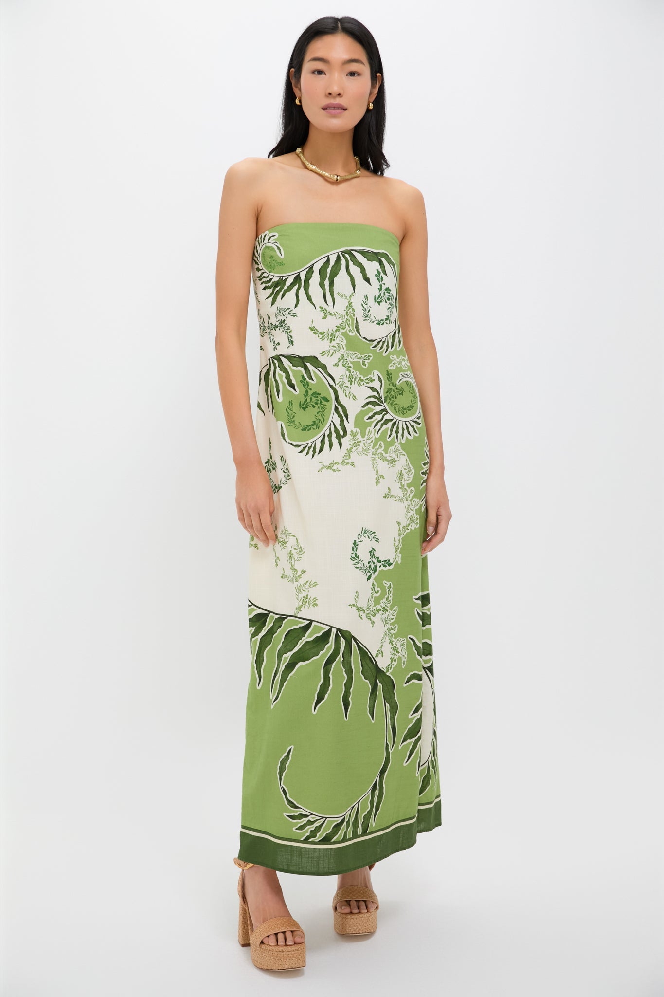 Ireland Green Wess Midi Dress