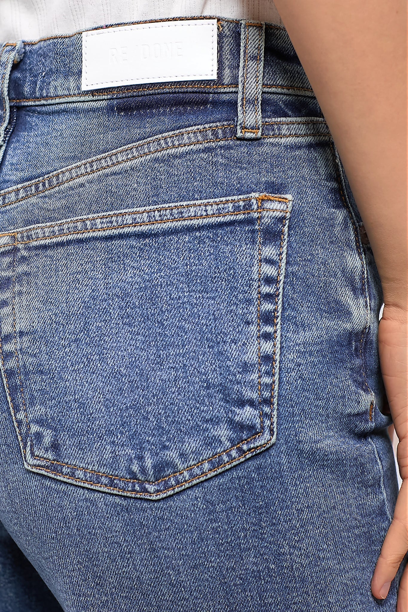 Crafted Indigo High Rise Wide Leg Crop