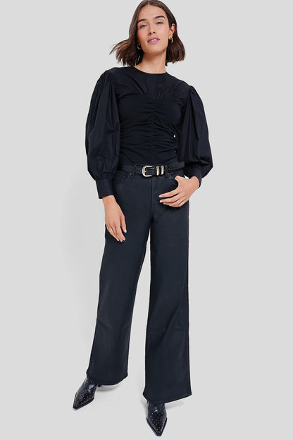 Jet Setter Coated Lotta Wide Leg