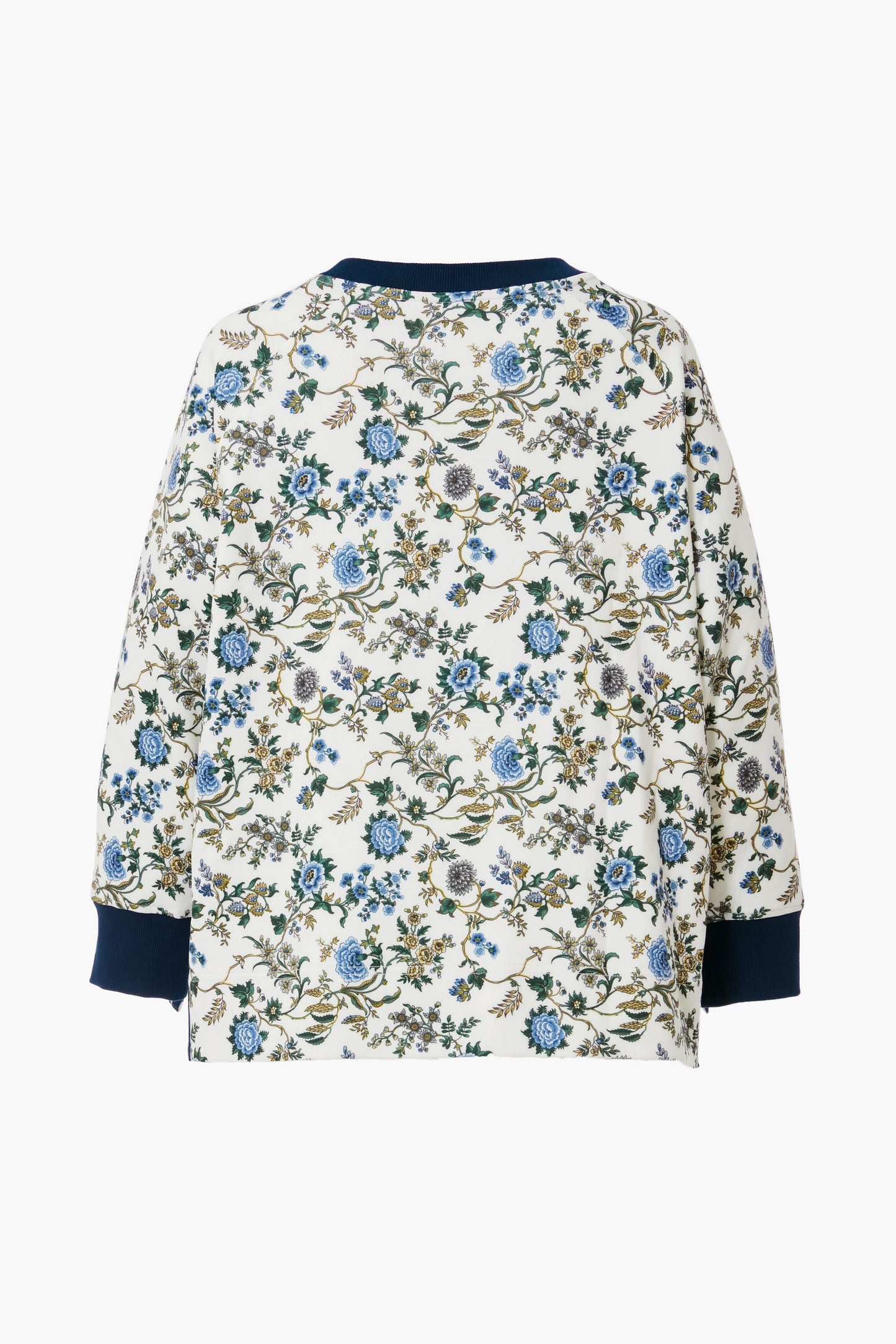 White Wildflower Maggie Pullover