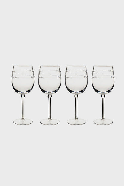 Isabella Acrylic Wine Glass Set of 4