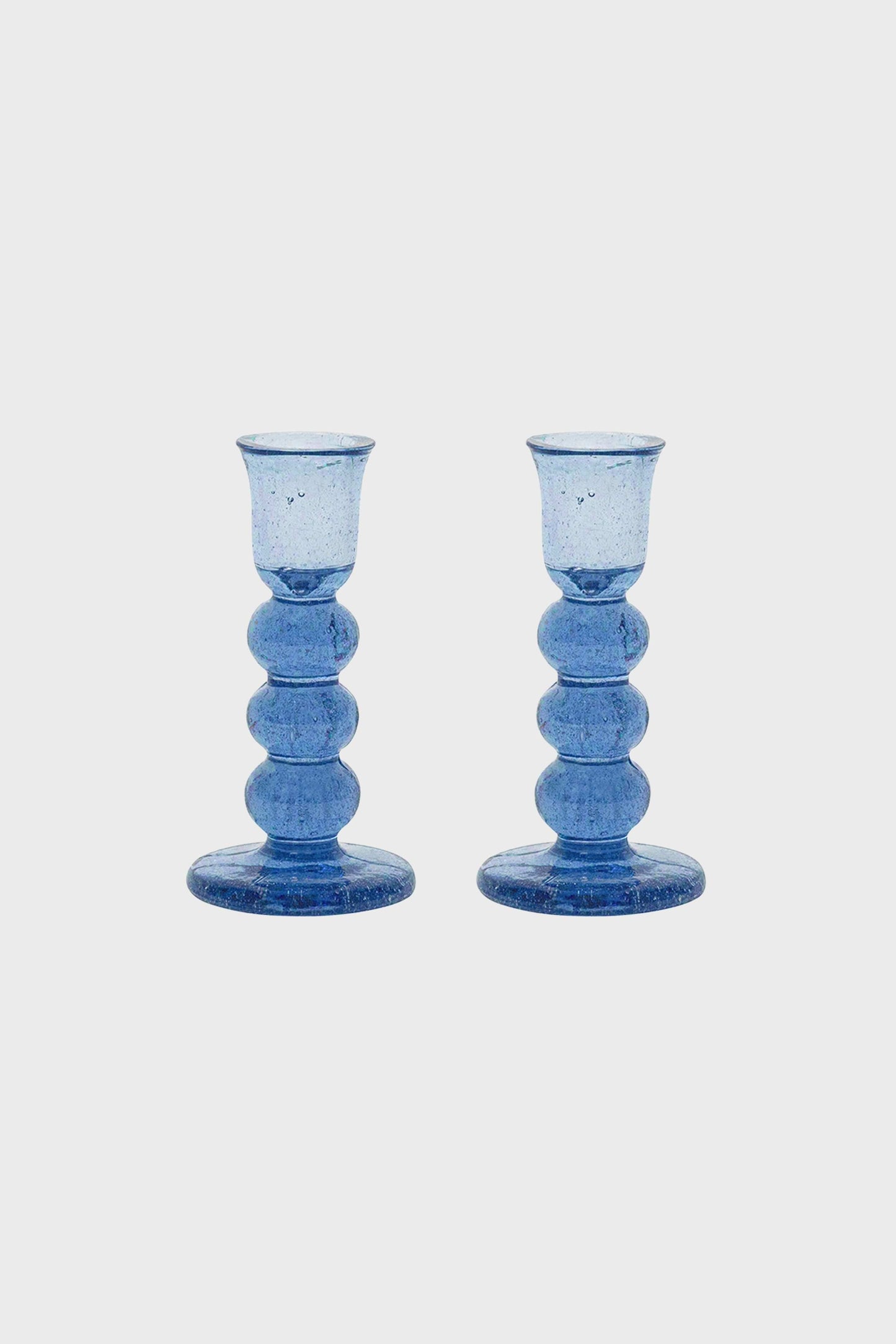 Chambray Provence 5" Candlestick Set of 2