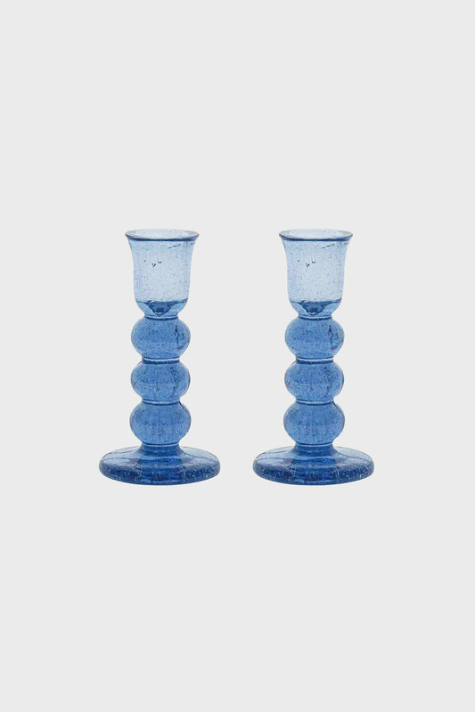 Chambray Provence 5" Candlestick Set of 2