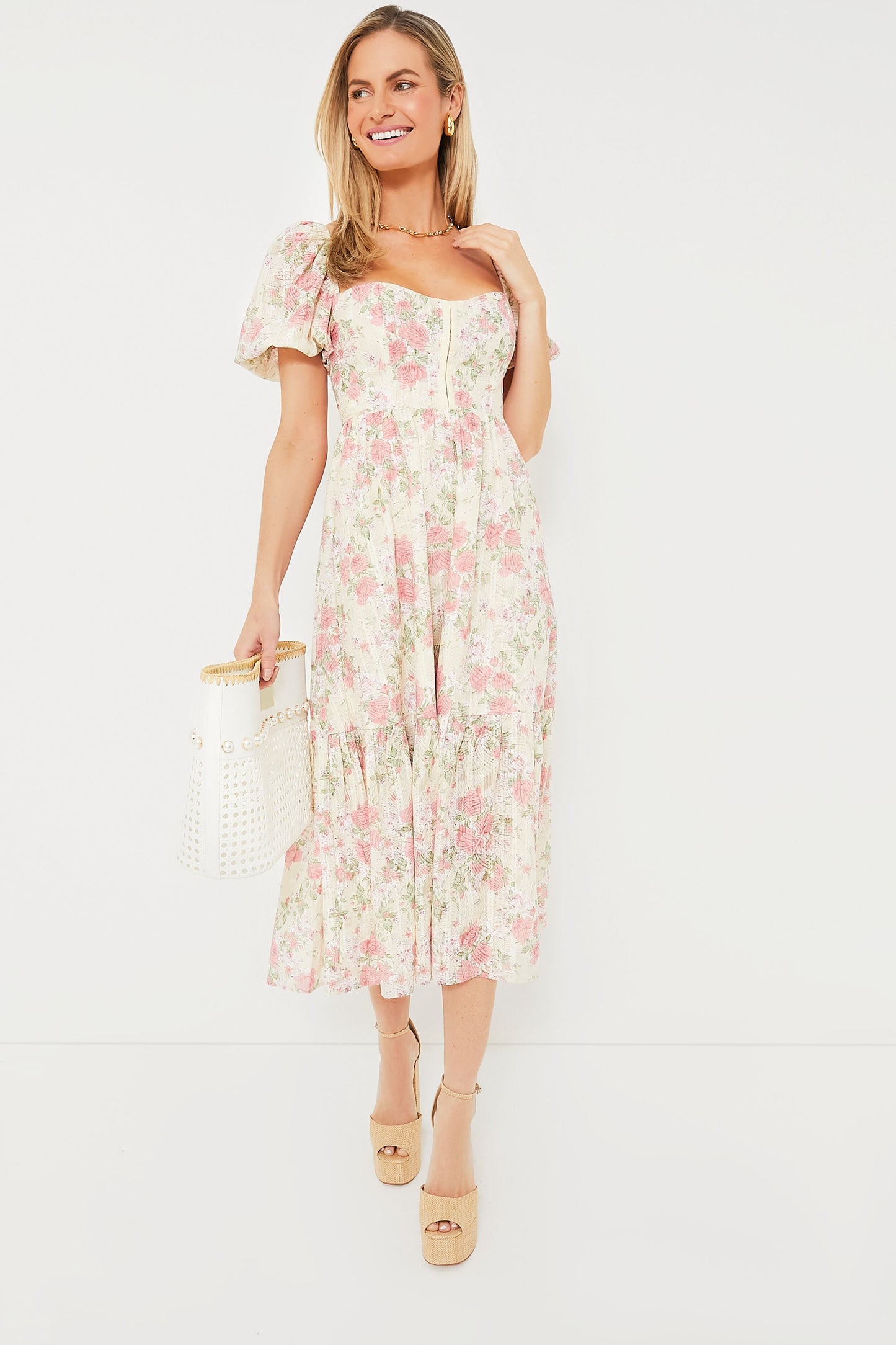 Rose Rosita Midi Dress
