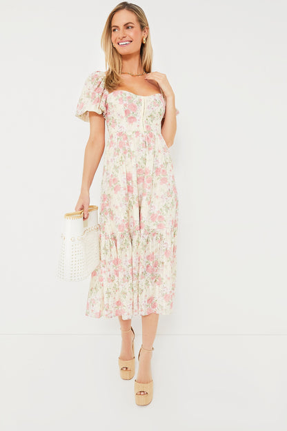 Rose Rosita Midi Dress