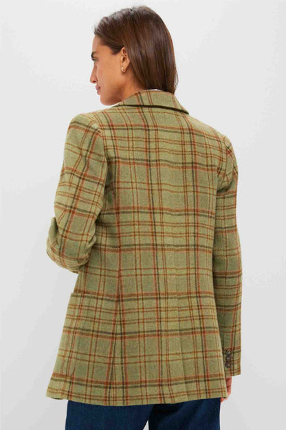 Sherwood Plaid Wool Herron Blazer