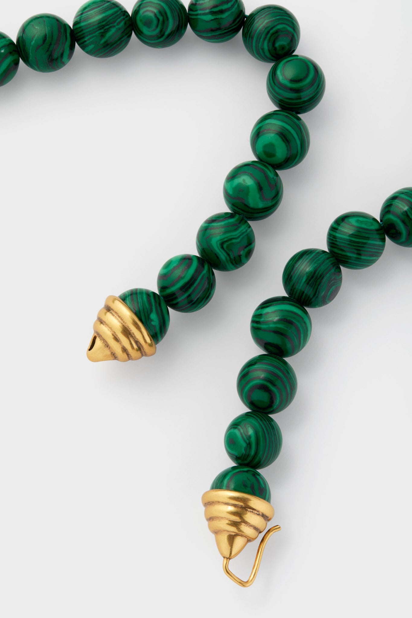 Malachite Double Strand Celine Necklace