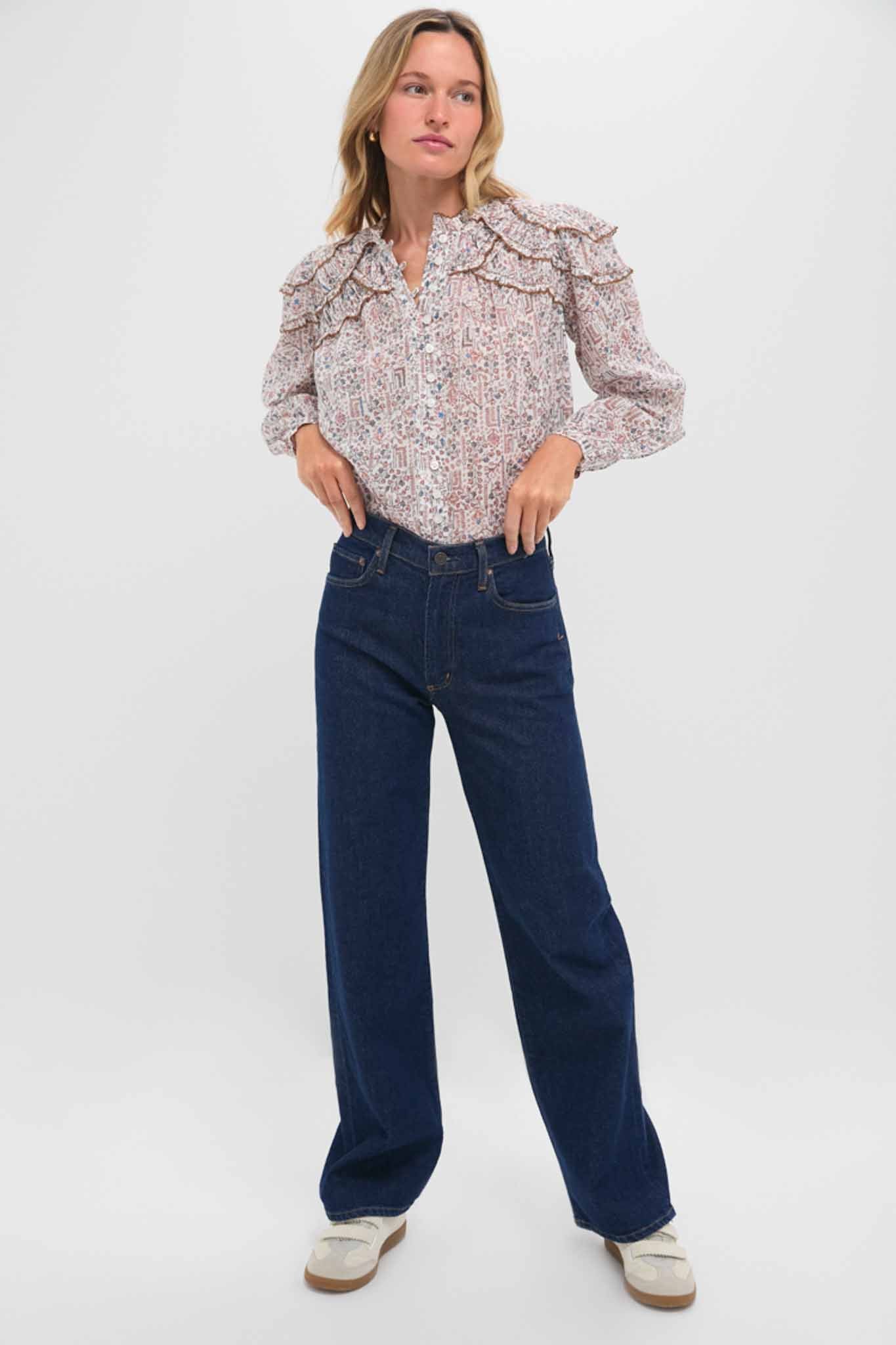 Reissue Mid Rise Relaxed Straight Harper Jean