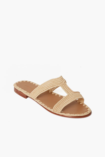 Natural Raffia Bonn Sandals