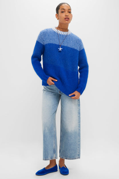 Blue Cocha Sweater