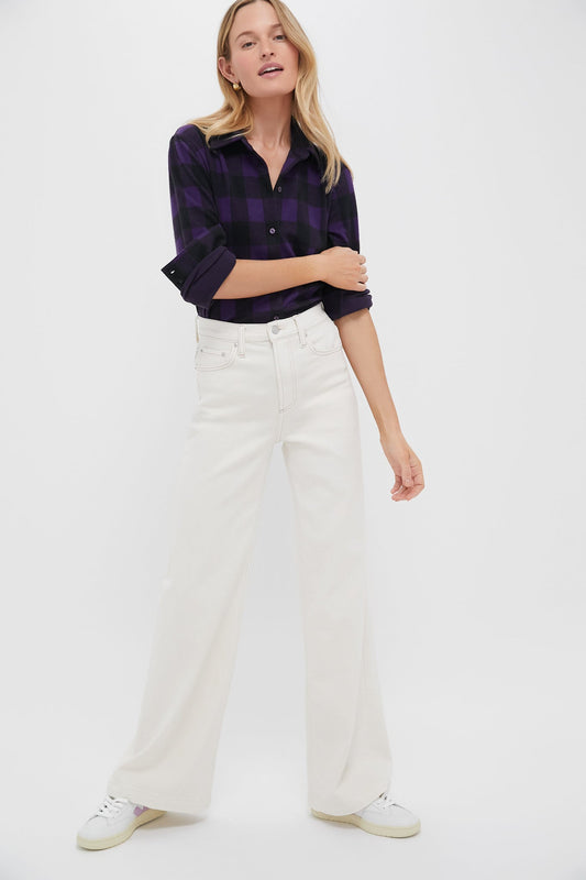 Aubergine Check Chandler Flannel