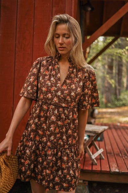 Rosewood Chintz Crawford Dress