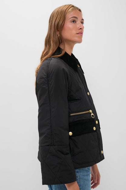 Black Martha Quilted Jacket