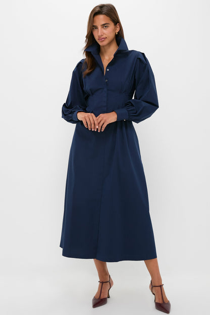 Navy Corinne Dress