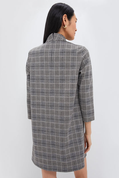 Brown Plaid Mod Ellie Dress