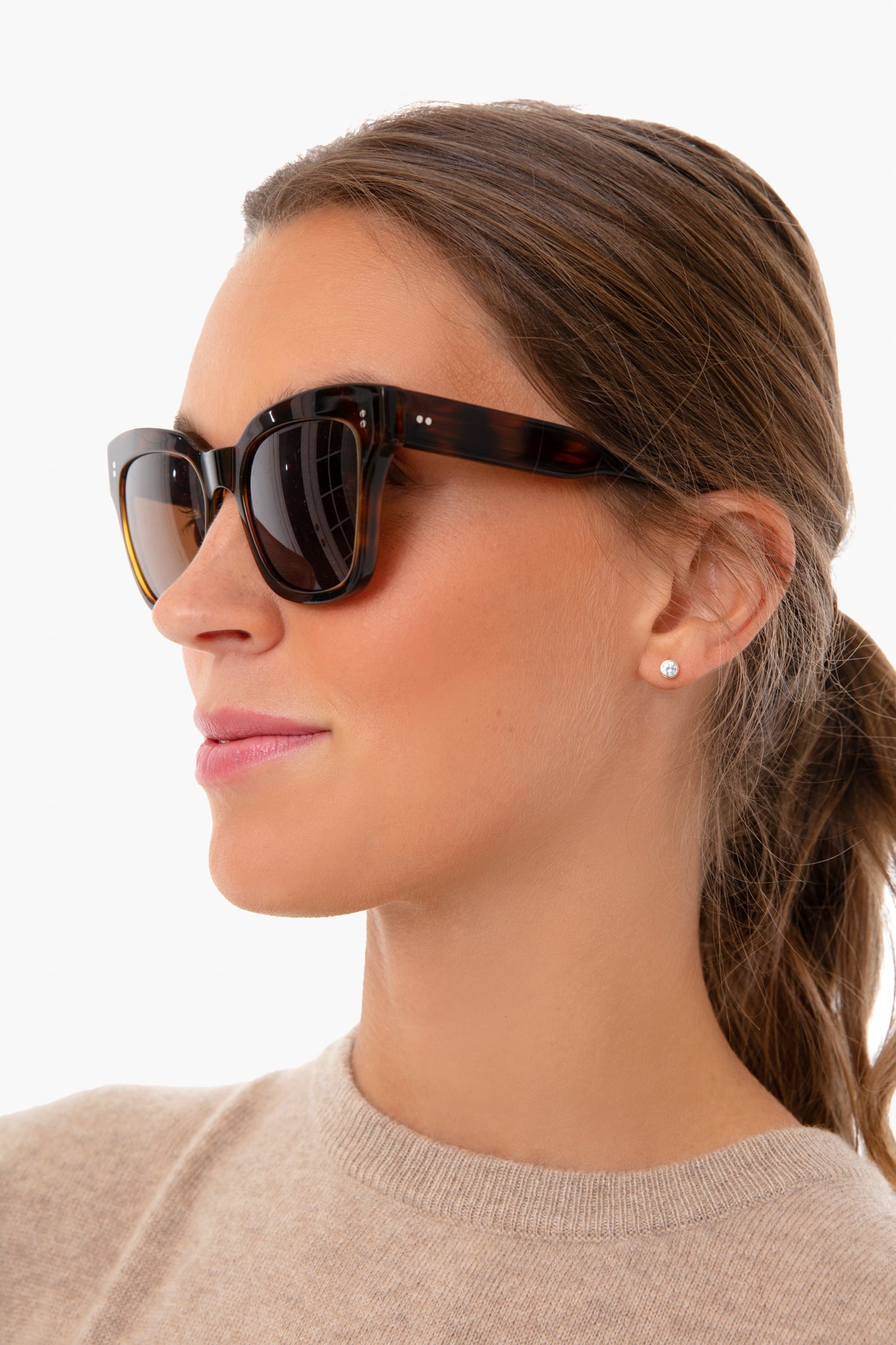 Bezel Solitaire Stud