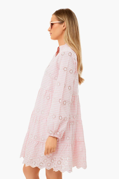 Pink Gingham Charlotte Dress