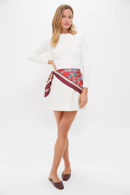 Winter White Alden Ribbed Crewneck