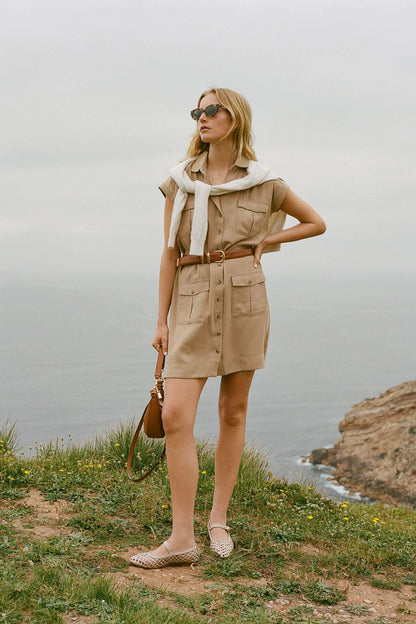 Khaki Hugo Dress