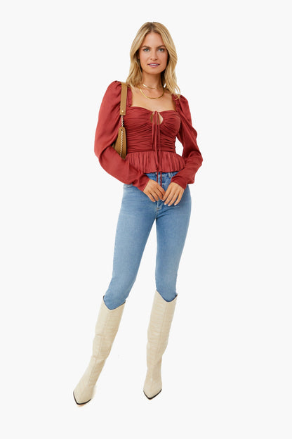 Desert Rose Mirelle Blouse