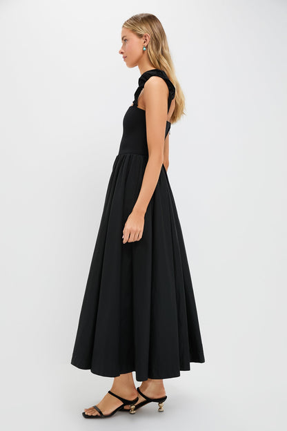 Black Mixed Media Adela Gown