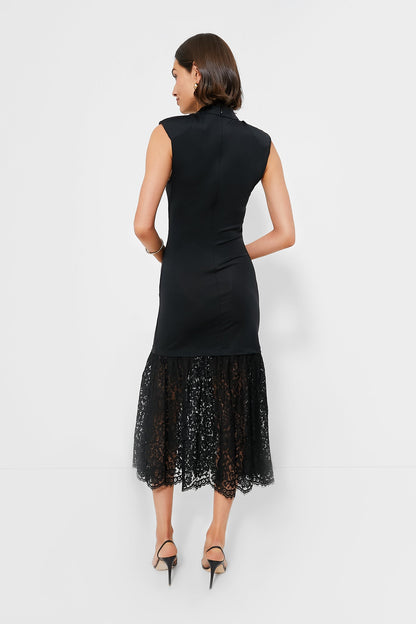 Black Suzy Lace Sleeveless Dress