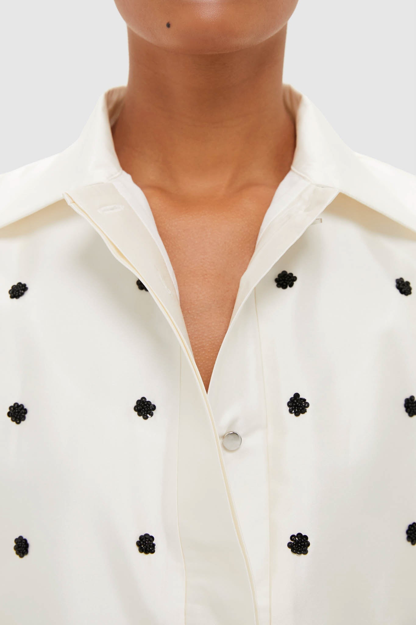 Ivory Polka Dot Daphne Shirt