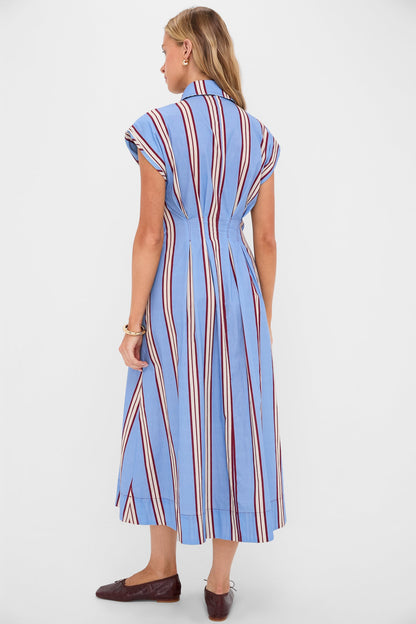 Striped Mirante Shirt Dress