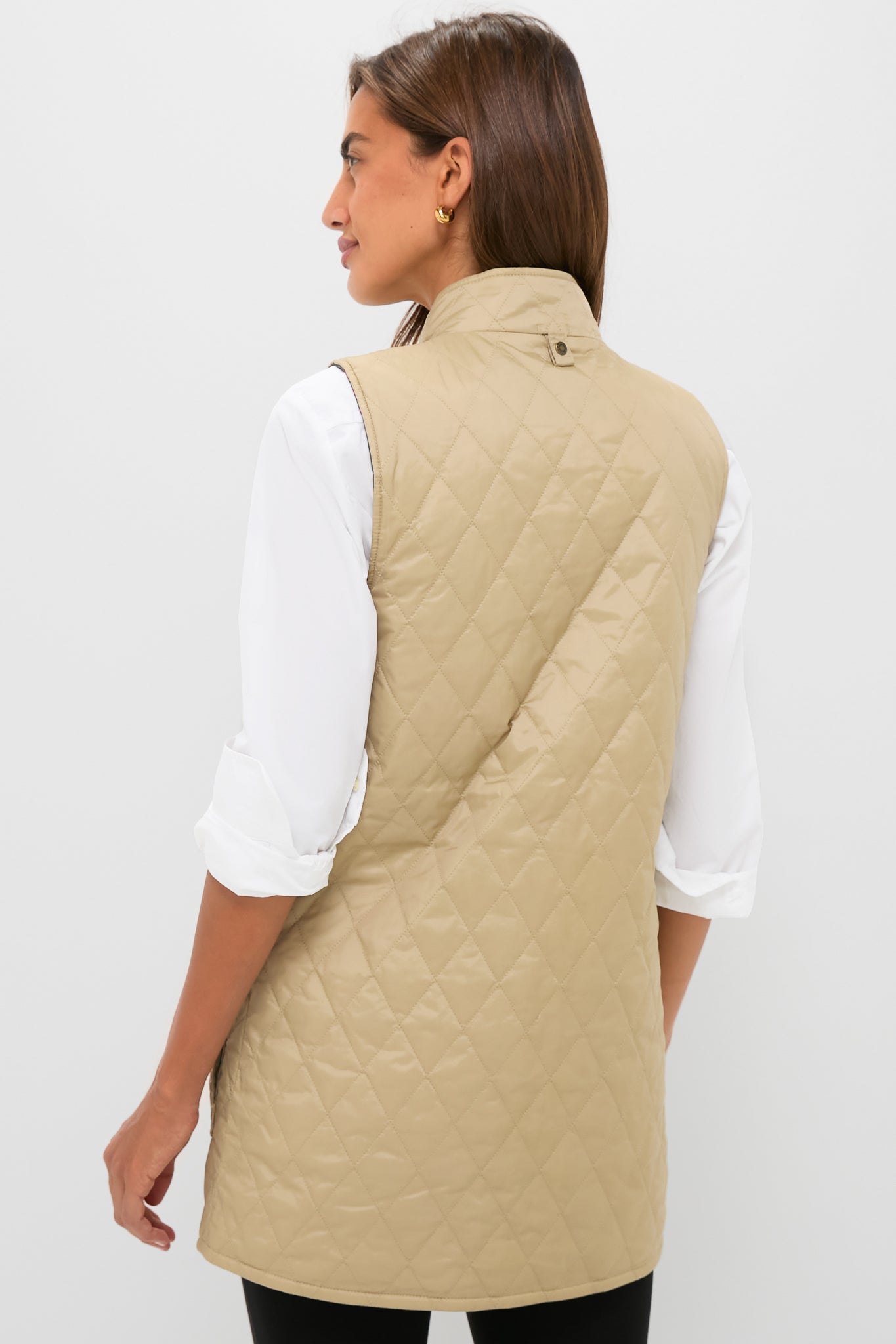 Light Fawn Barbour x Tuckernuck Reversible Paisley Vest