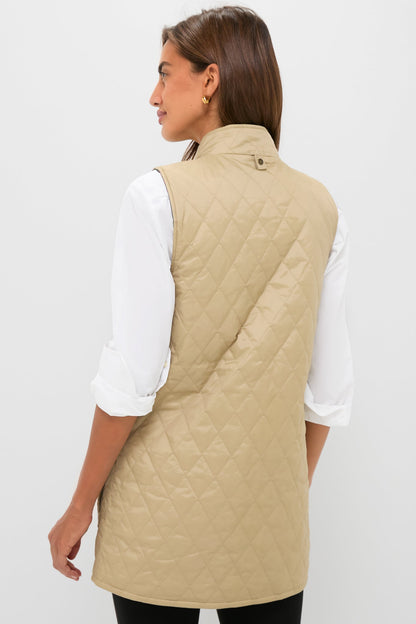 Light Fawn Barbour x Tuckernuck Reversible Paisley Vest